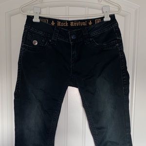 Size 28 Dark Blue/Black Rock Revival jeans *NW*